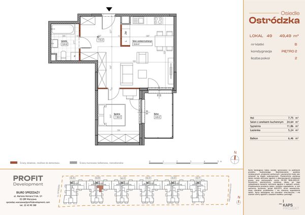 Rzut Osiedle Ostródzka - OST1_B_3_49
