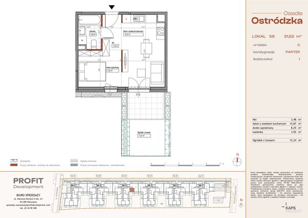 Rzut Osiedle Ostródzka - OST1_C_1_58