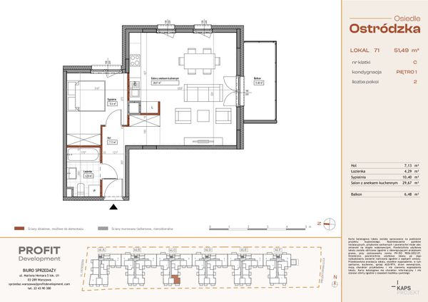 Rzut Osiedle Ostródzka - OST1_C_2_71