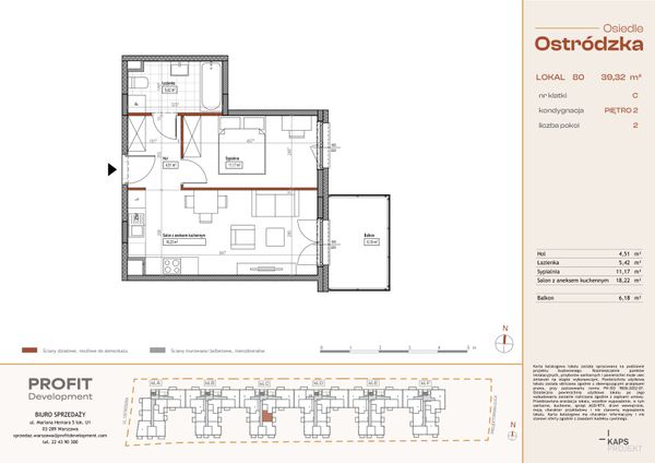 Rzut Osiedle Ostródzka - OST1_C_3_80