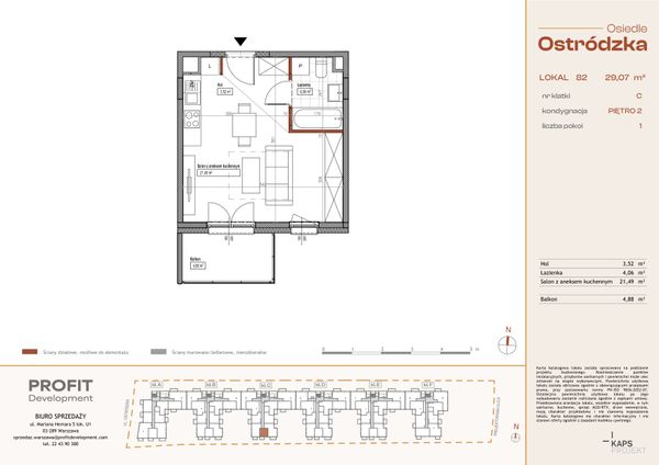 Rzut Osiedle Ostródzka - OST1_C_3_82
