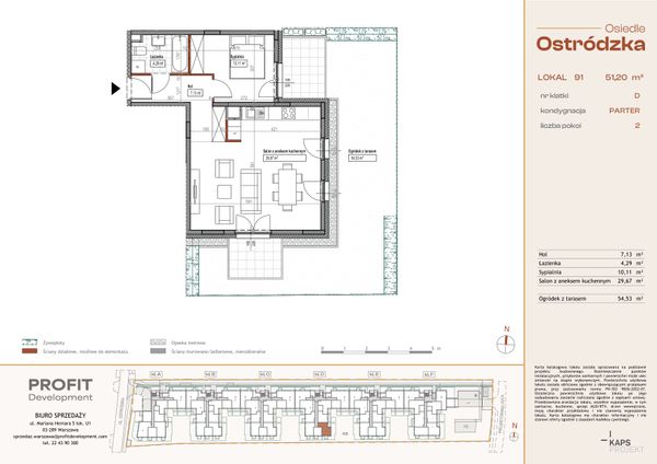 Rzut Osiedle Ostródzka - OST1_D_1_91