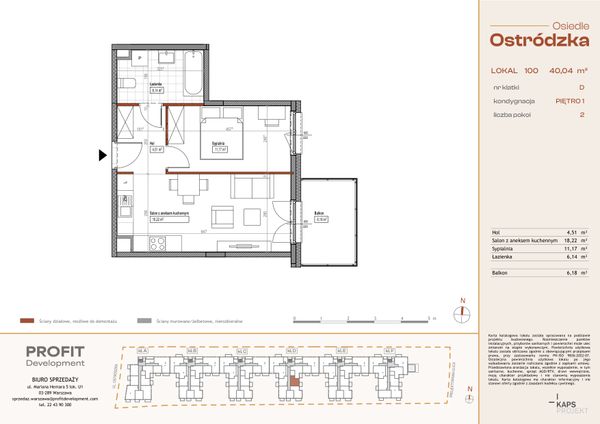 Rzut Osiedle Ostródzka - OST1_D_2_100