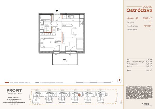 Rzut Osiedle Ostródzka - OST1_D_2_98