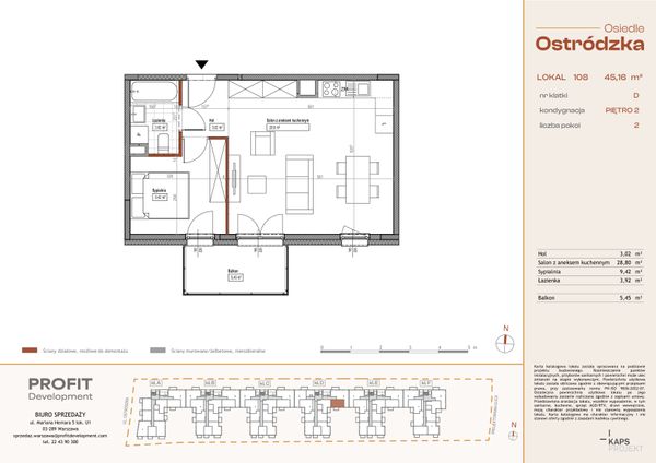 Rzut Osiedle Ostródzka - OST1_D_3_108