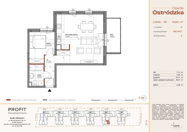 Rzut Osiedle Ostródzka - OST1_E_2_131