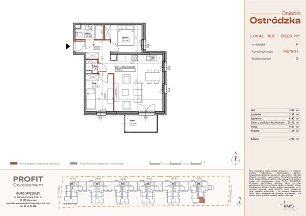 Rzut Osiedle Ostródzka - OST1_F_2_158
