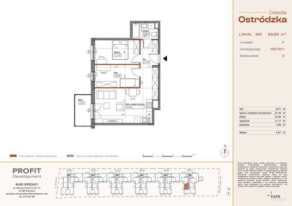 Rzut Osiedle Ostródzka - OST1_F_2_160