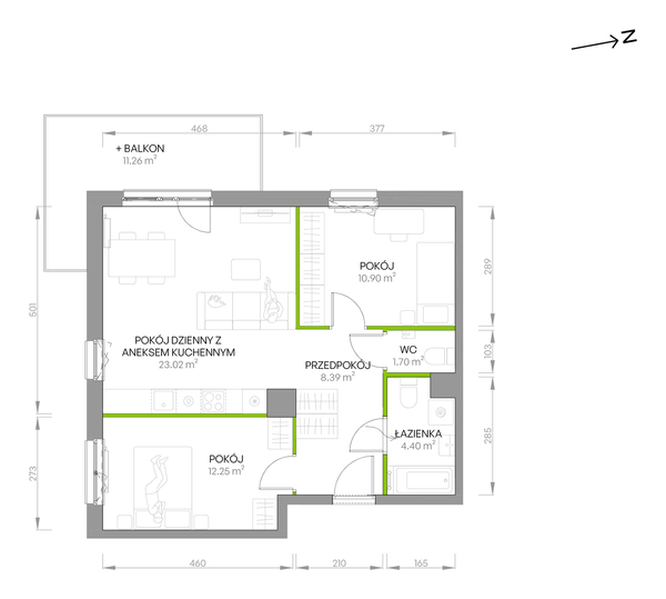 Rzut Południe Vita - B4.01.24