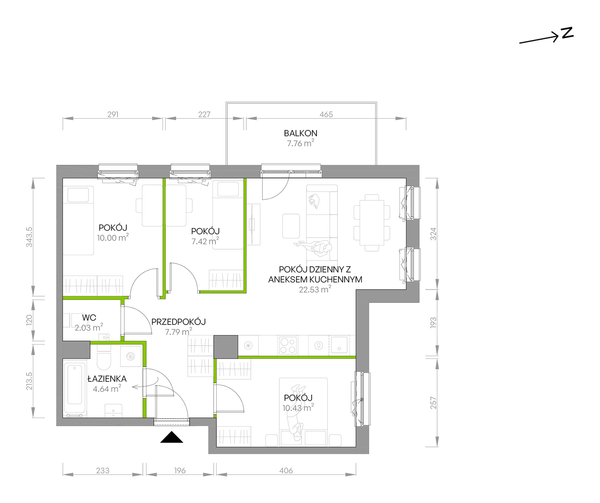Rzut Południe Vita - B4.02.29