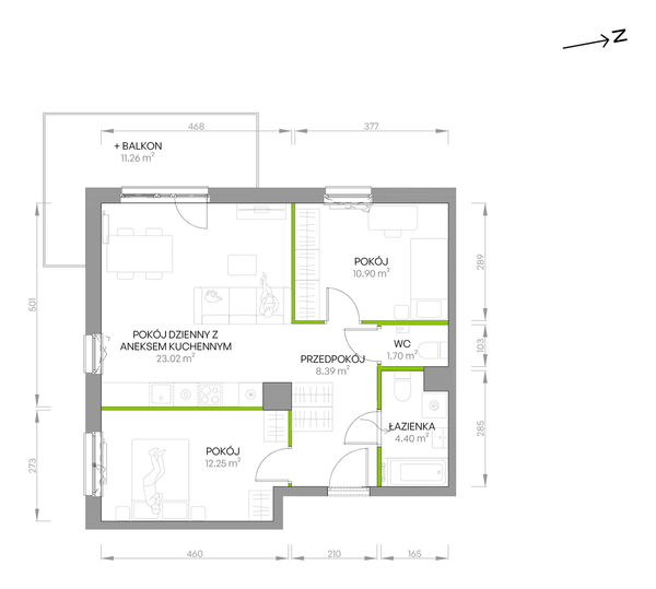 Rzut Południe Vita - B4.03.50
