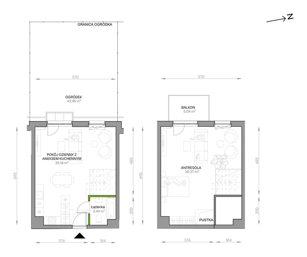 Rzut Południe Vita - B6.00.01