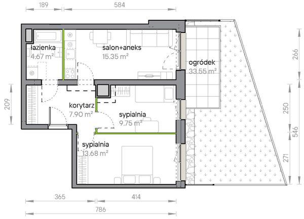 Rzut Przy Parku Vita - M1/1/0/05