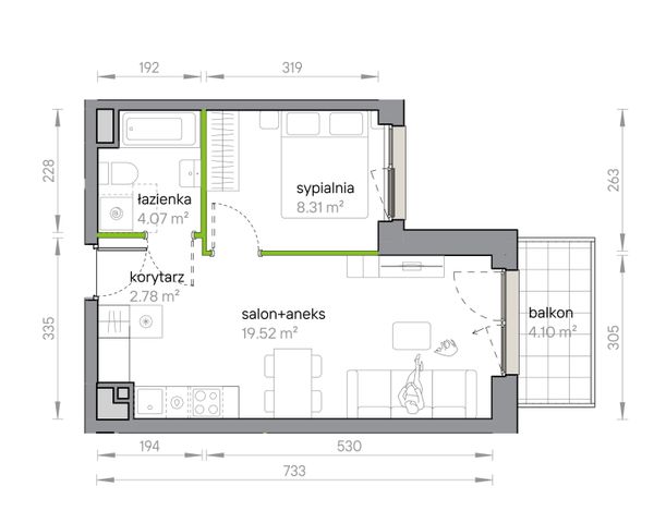 Rzut Przy Parku Vita - M1/1/5/63