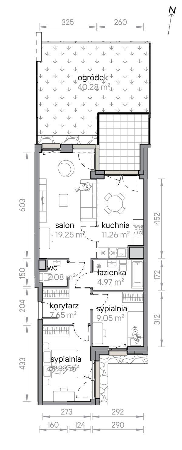 Rzut Przy Parku Vita - M2/1/0/09