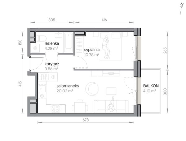 Rzut Przy Parku Vita - M2/3/5/58
