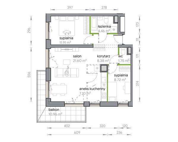 Rzut Przy Parku Vita - M1/1/3/41
