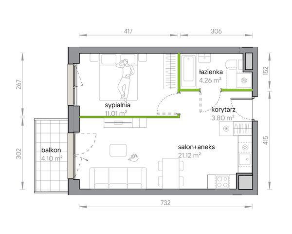Rzut Przy Parku Vita - M1/1/5/68