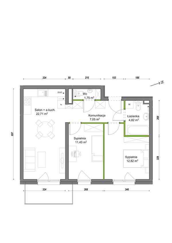 Rzut Orawska Vita - E1/C/15