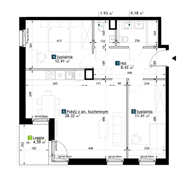 Rzut Stacja Rembertów - AA0102