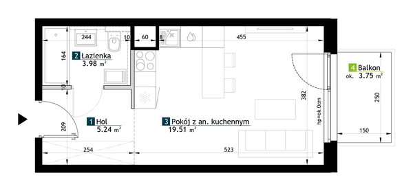 Rzut Stacja Rembertów - AA0104
