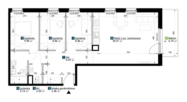 Rzut Stacja Rembertów - AA0203