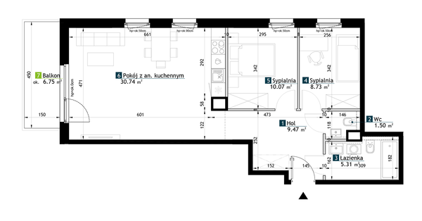 Rzut Stacja Rembertów - AB0207