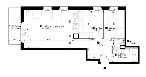 Rzut Stacja Rembertów - AB0307