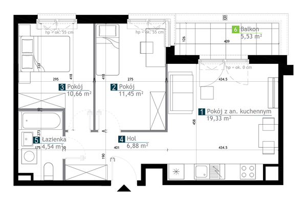Rzut M Bemowo - AB0204