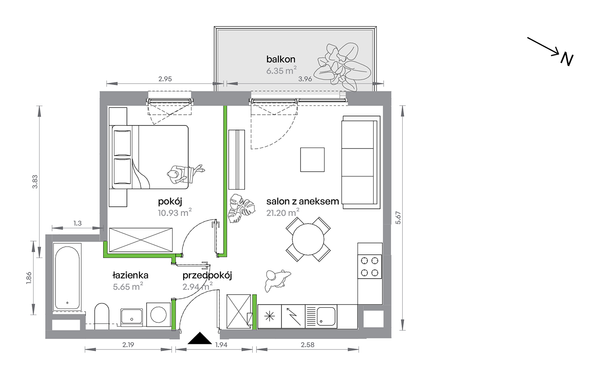 Rzut M Bemowo - AA0102/4