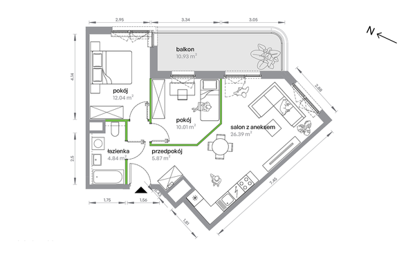 Rzut M Bemowo - AA0105/4