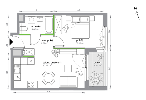 Rzut M Bemowo - AA0107/4