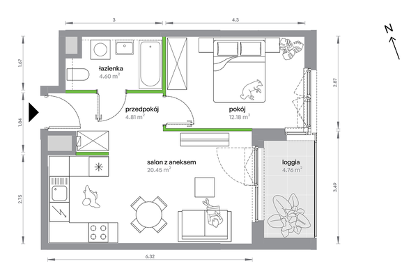 Rzut M Bemowo - AA0208/4