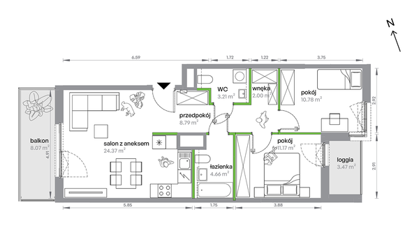 Rzut M Bemowo - AA0209/4