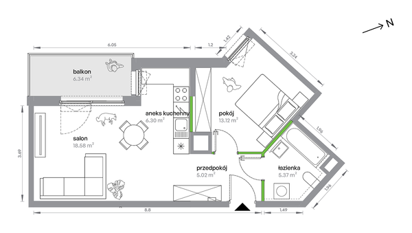Rzut M Bemowo - AA0301/4