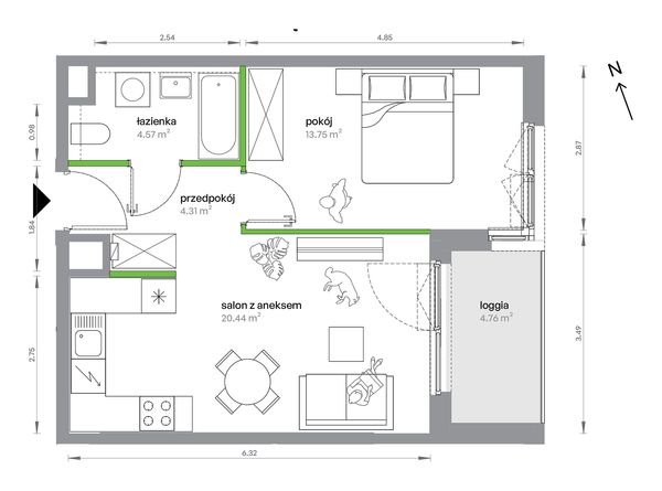 Rzut M Bemowo - AA0307/4
