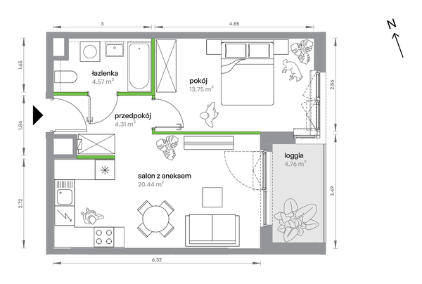 Rzut M Bemowo - AA0403/4