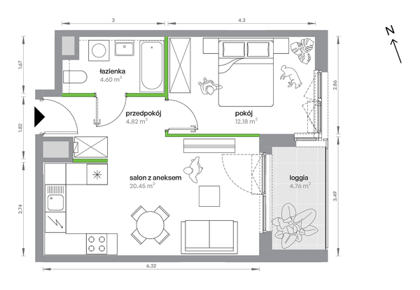 Rzut M Bemowo - AA0404/4