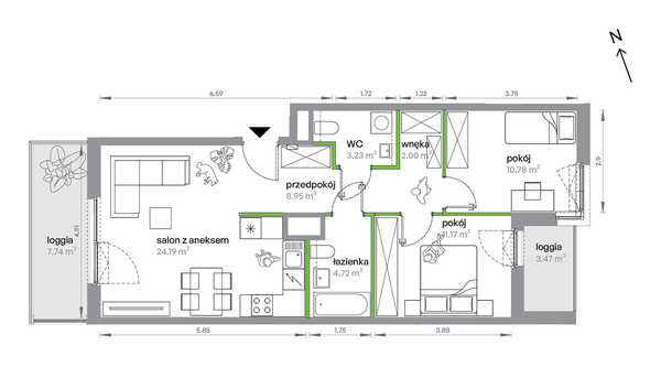 Rzut M Bemowo - AA0504/4