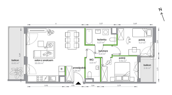Rzut M Bemowo - AB0101/4