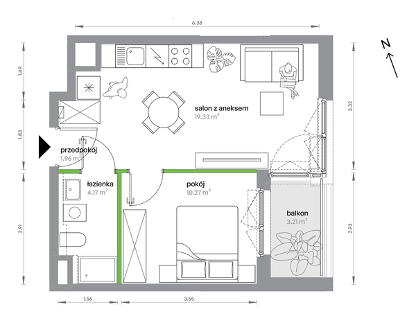 Rzut M Bemowo - AB0103/4