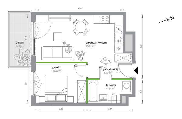 Rzut M Bemowo - AB0107/4