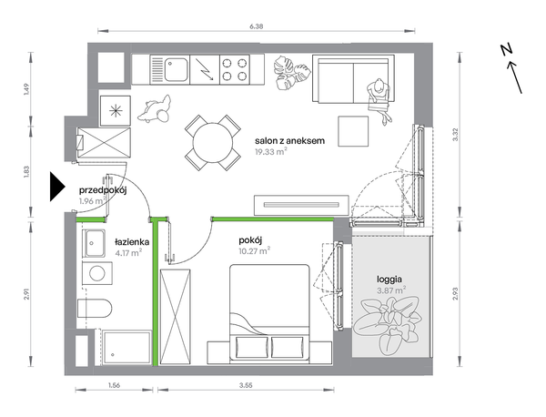 Rzut M Bemowo - AB0303/4
