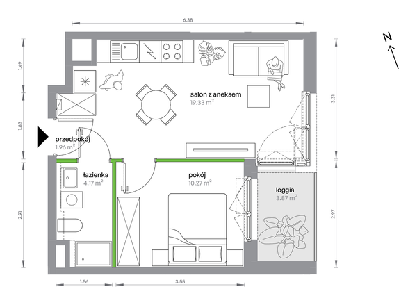 Rzut M Bemowo - AB0403/4