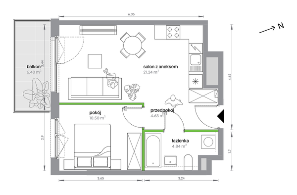 Rzut M Bemowo - AB0407/4