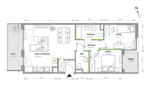 Rzut M Bemowo - AB0501/4
