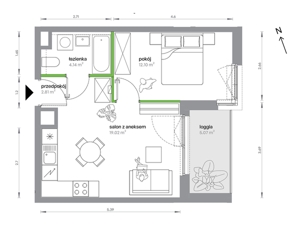 Rzut M Bemowo - AC0502/4