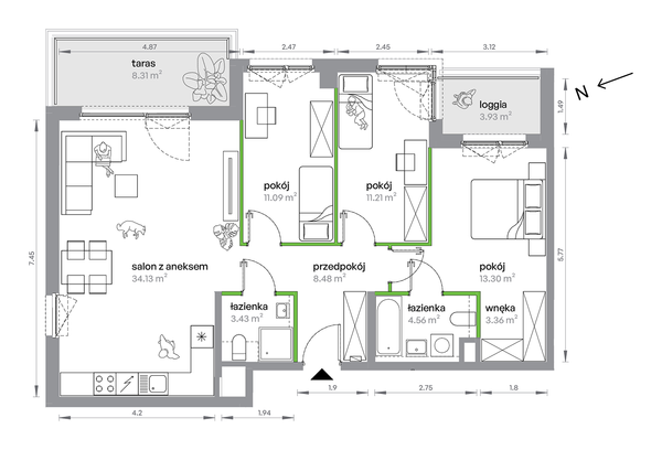 Rzut M Bemowo - BA0101/4