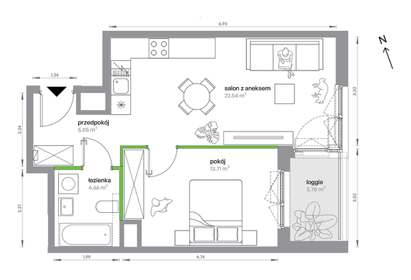 Rzut M Bemowo - BA0102/4