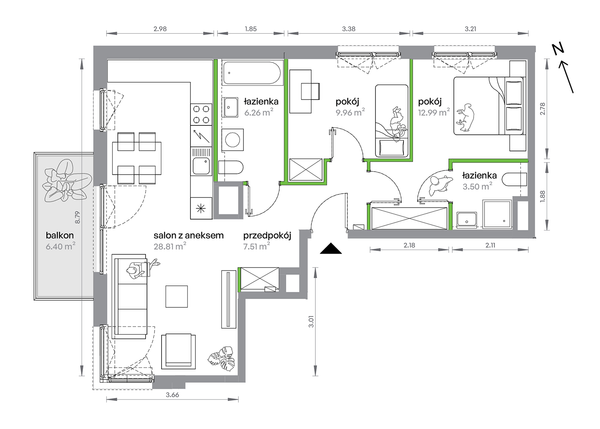 Rzut M Bemowo - BA0106/4